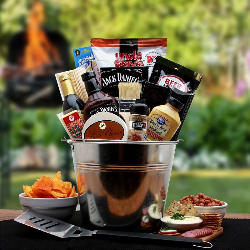 GBDS BBQ Lovers Gift Pail - Gifts for men - barbecue gift basket