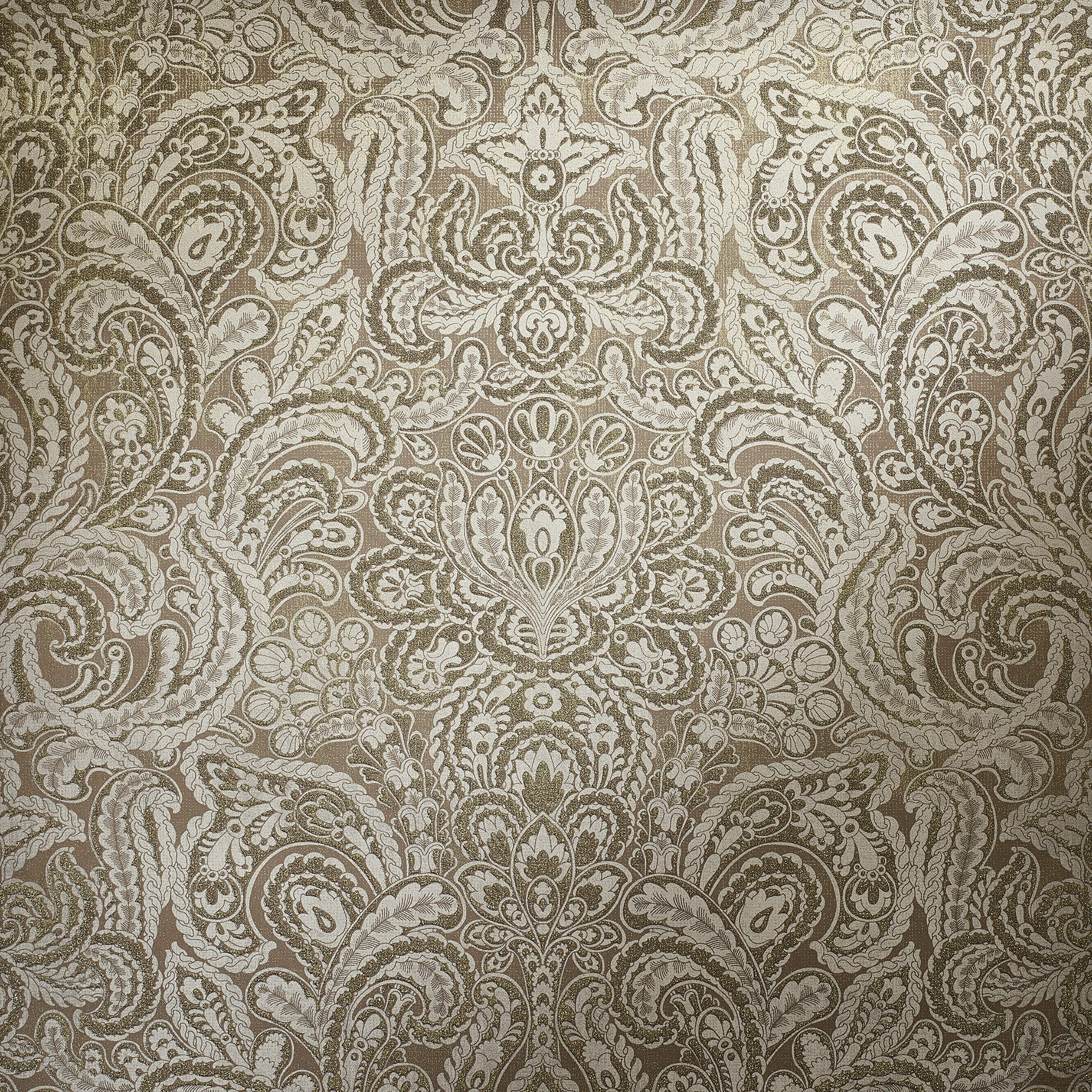 Aphrodite Brown Gold Wallpaper from the Adonea Collection