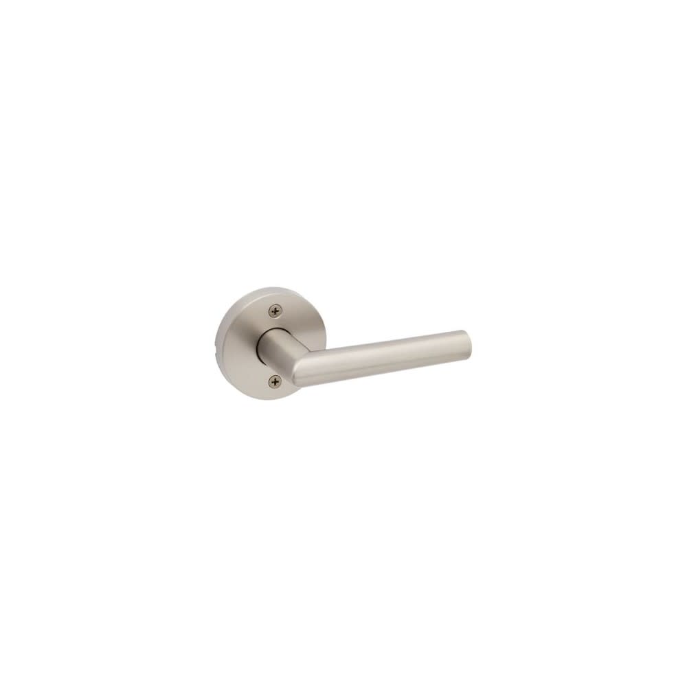 Kwikset Milan Dummy Door Lever Satin Nickel Right Pull Only