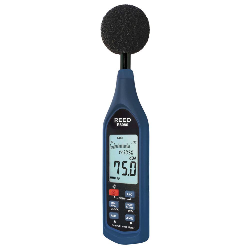 REED Instruments Sound Level Meter Datalogger with Bargraph R8080