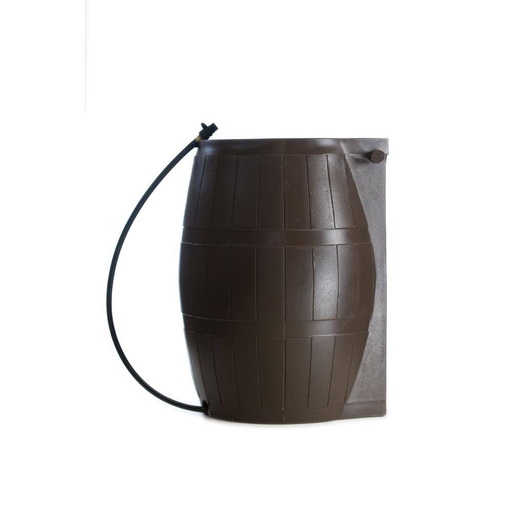 FCMP Outdoor Rain Catcher 50 Gal. Brown RC 4000 Rain Barrel RC4000-BRN