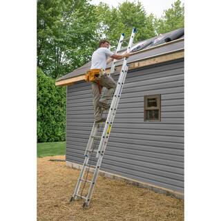 Werner 24 ft. Aluminum Extension Ladder with 250 lbs. Load Capacity Type l Duty Rating D1324-2