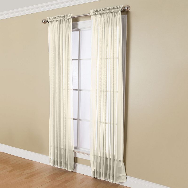 Miller Curtains Solunar Sheer Window Curtain