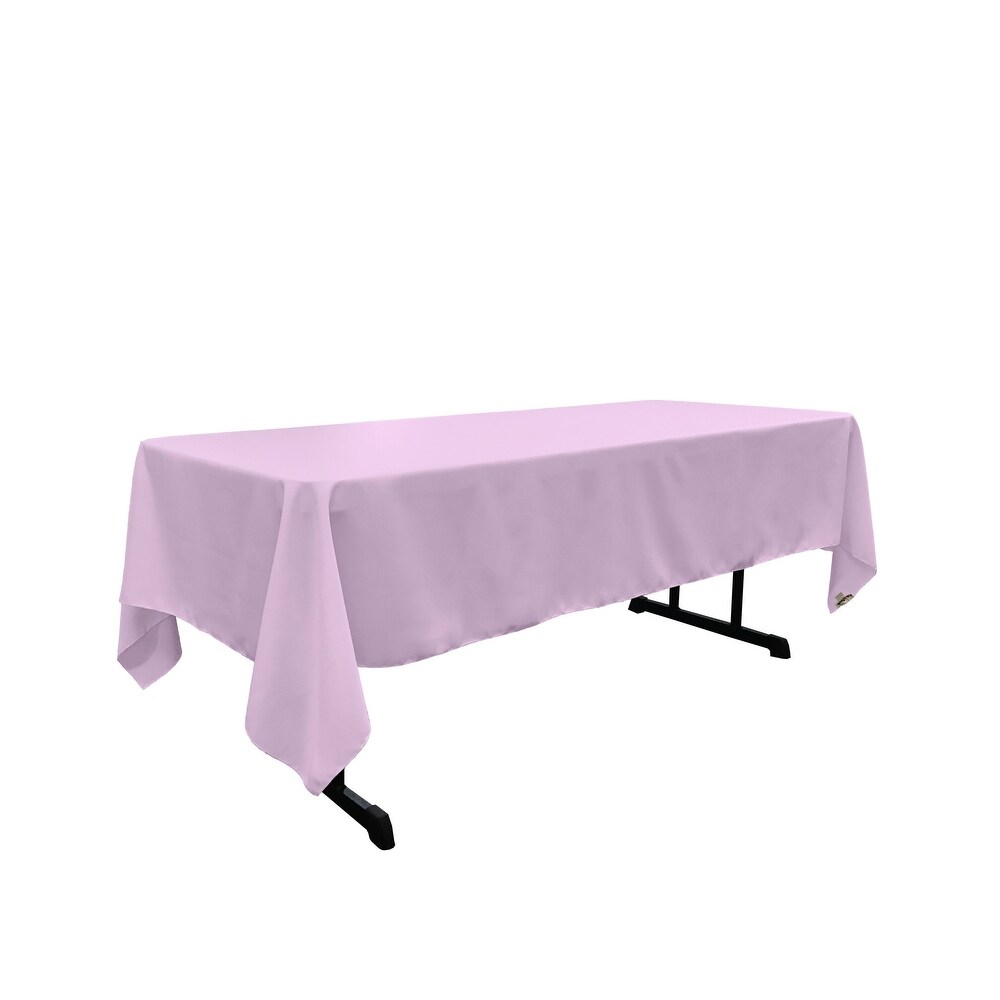 Polyester Poplin Rectangular Tablecloth 3 Sizes 41 Colors