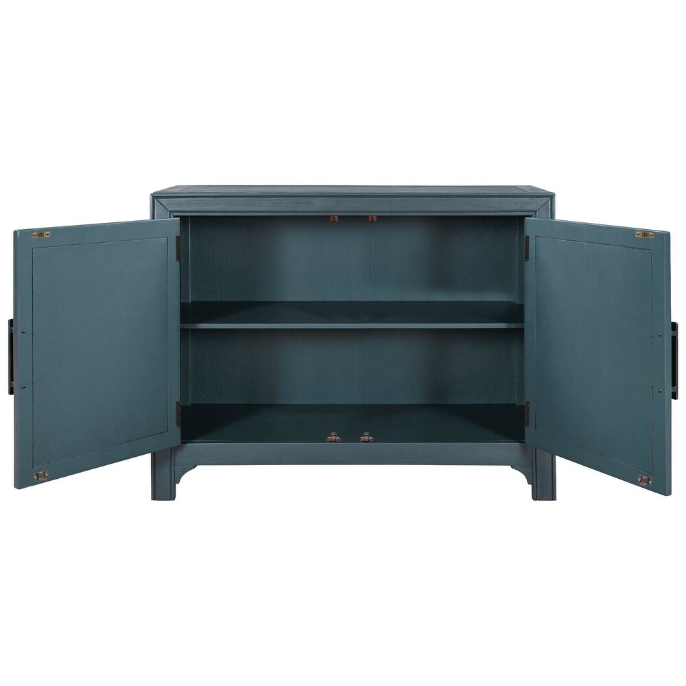 40 Inch MDF Modern Cabinets with Unique Design Doors and 1 Adjustable Shelves