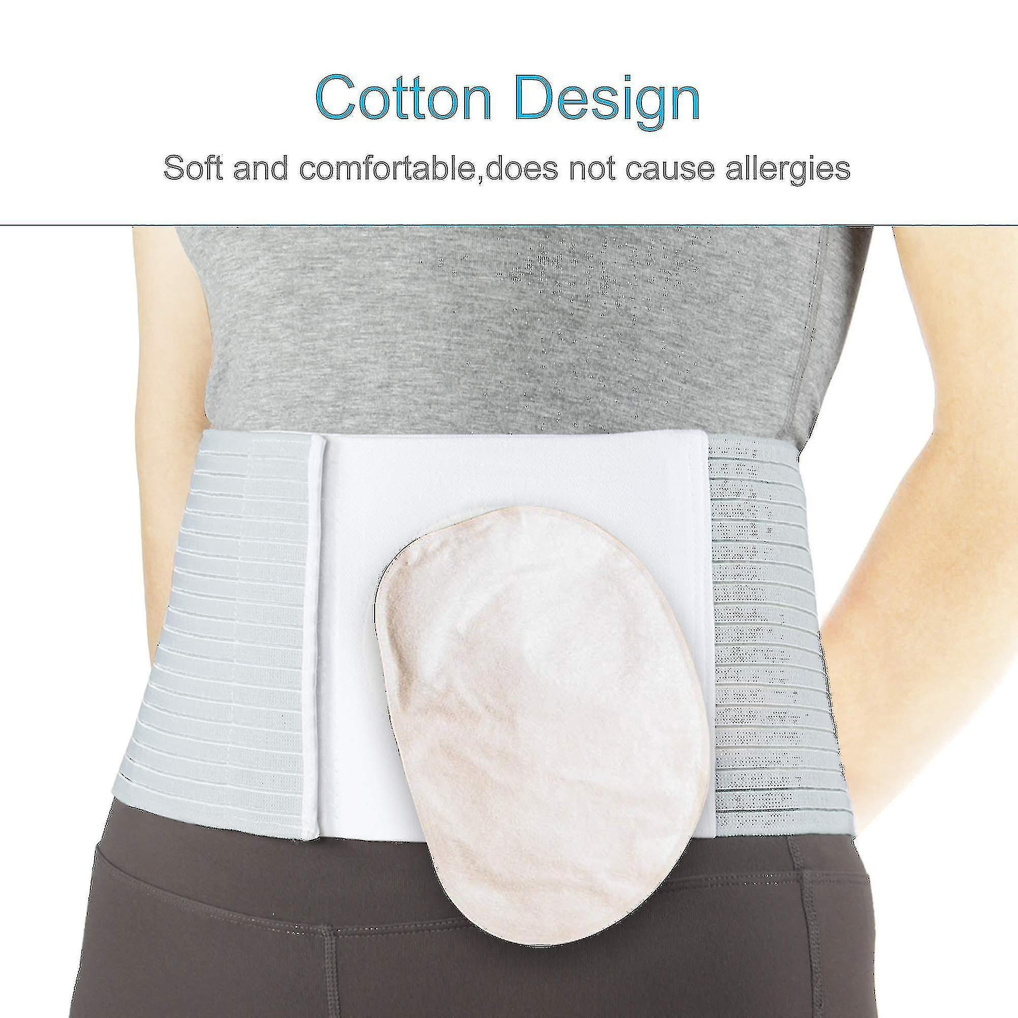 Adjustable Ostomy Hernia Belt (hole 3.14) Unisex Stoma Support With Stoma Opening For Colostomy Bag To Prevent