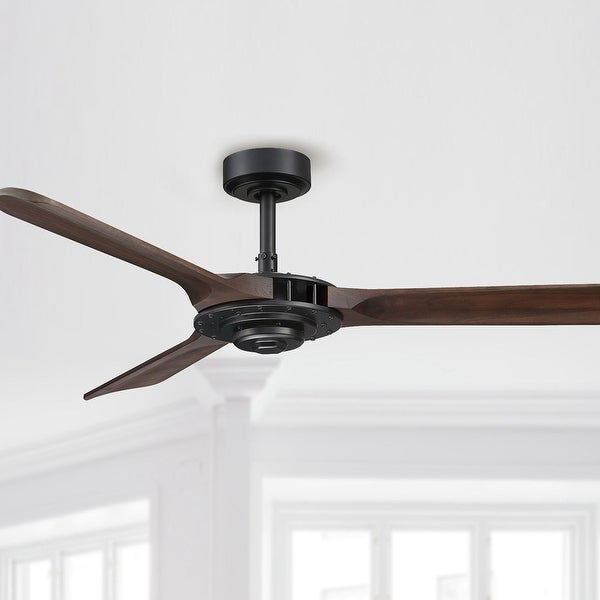 Aerofanture 52-inch Wood 3-blade Outdoor Porch Ceiling Fan with Remote Shopping - The Best Deals on Ceiling Fans | 38741056