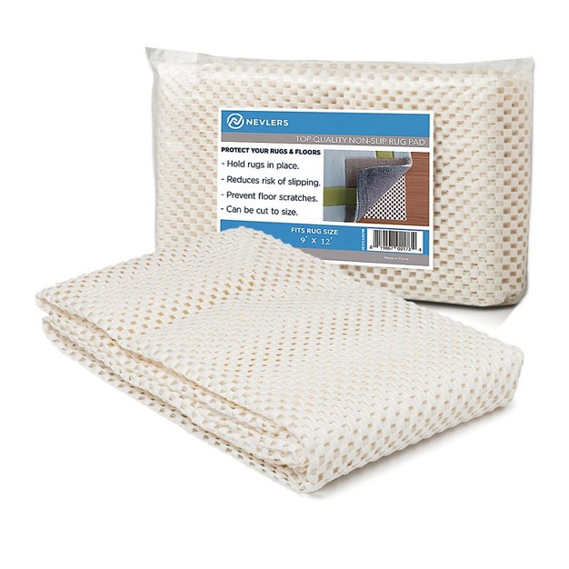 Nevlers Dual Surface Rug Pad 9 x27 x12 x27 White