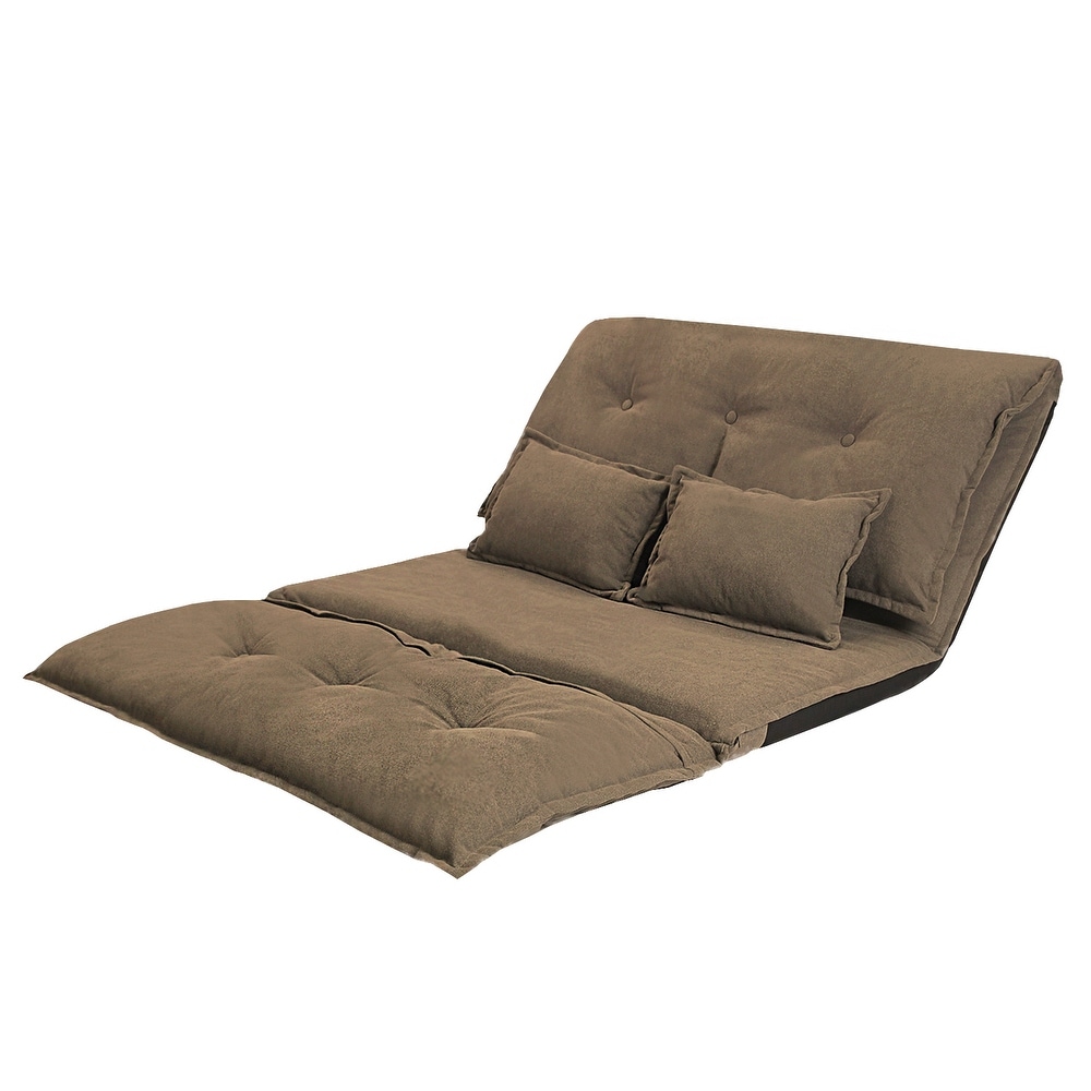 Contemporary and Adaptable Sofa Bed Set with Floor Placement  2 Pillows