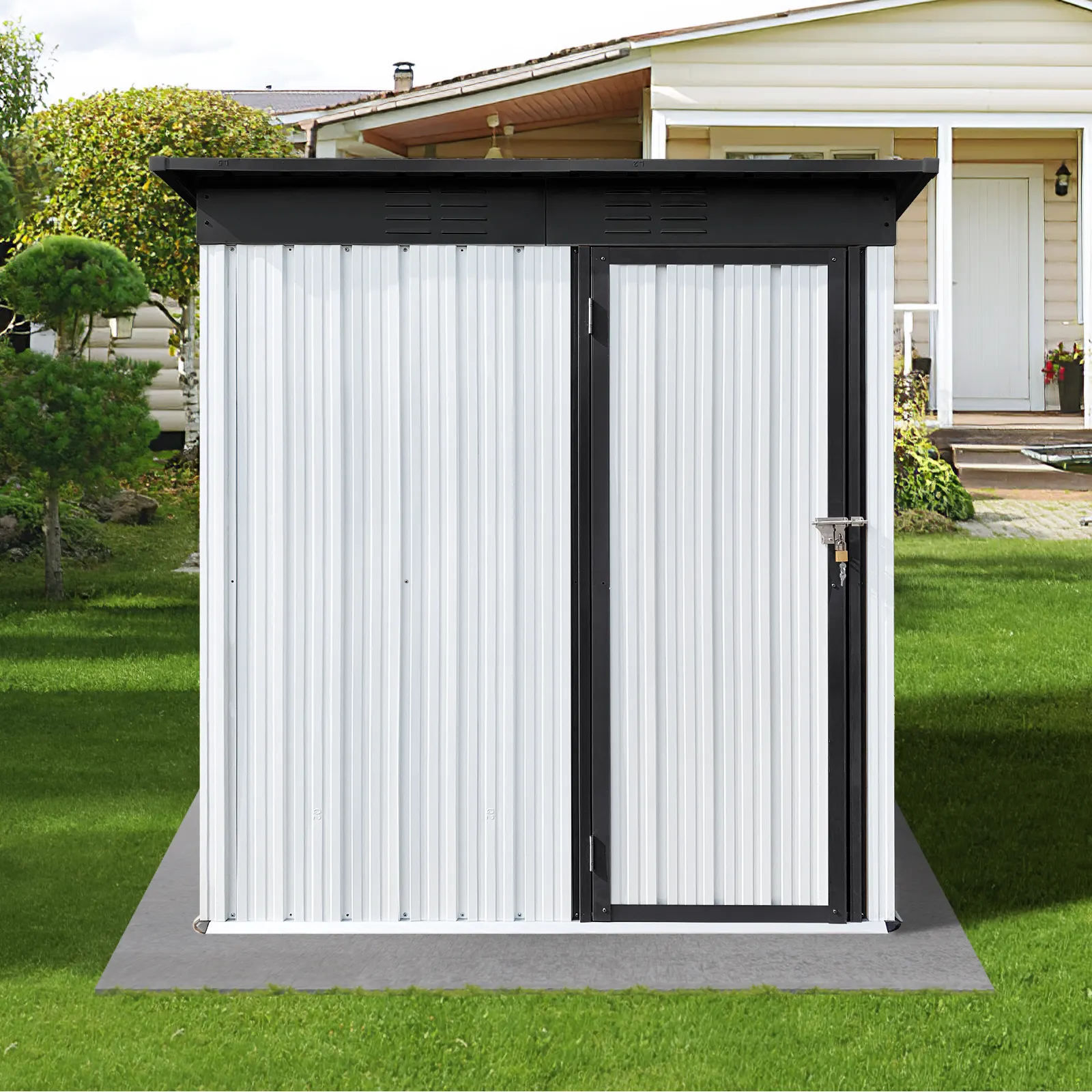 5*3 Outdoor Warehouse Storage Tent Shelter Sheds Storage Outdoor Prefabricated House