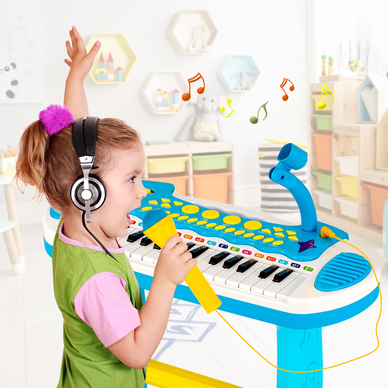 Costzon 31-Key Kids Piano Keyboard Toy, Toddler Electronic Musical Instrument Educational Toy