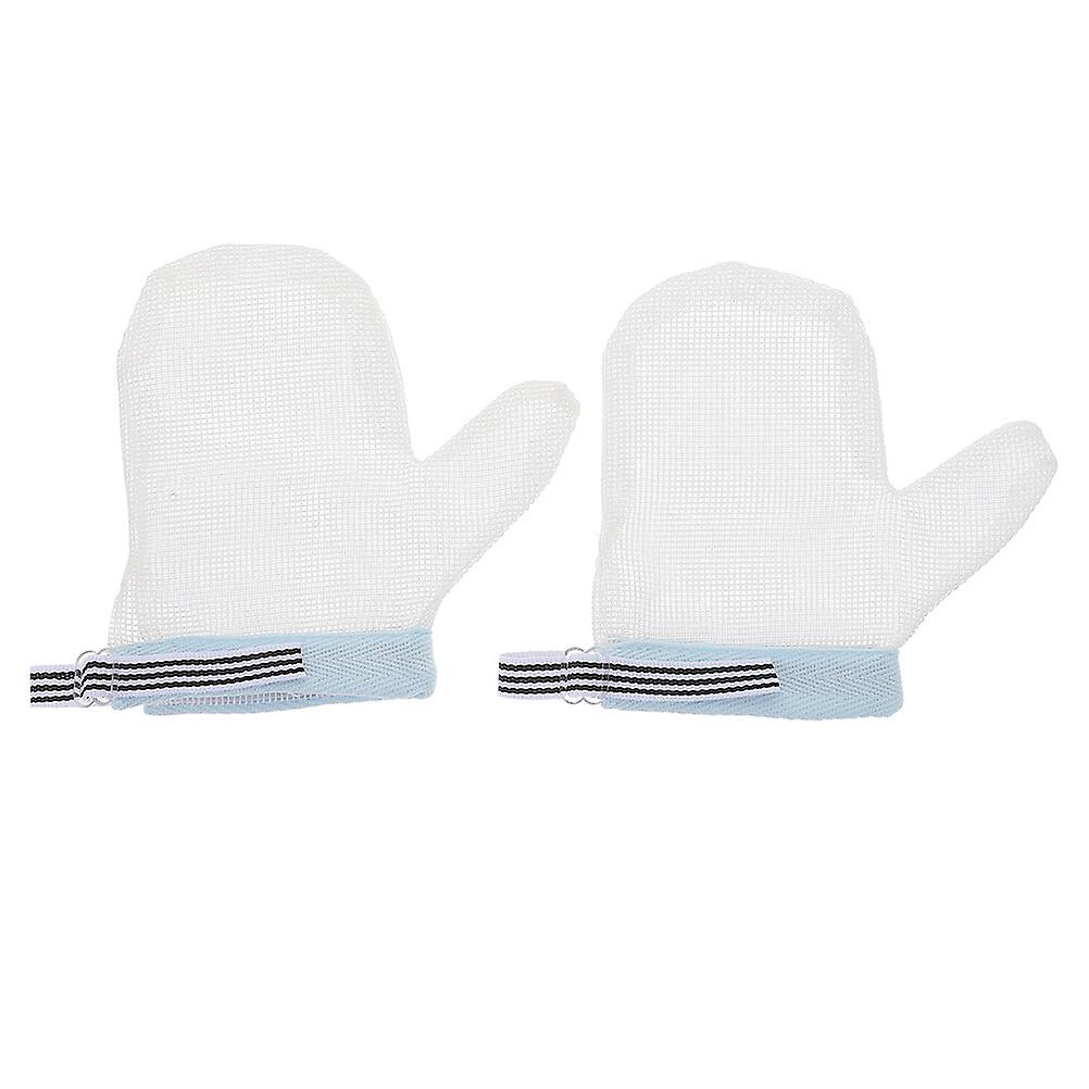 1 Pair Of Adjustable Baby Anti-sucking Gloves Infant Stop Finger Sucking Gloves