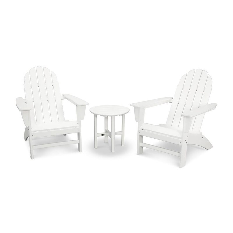 POLYWOOD Vineyard 3-Piece Adirondack Set