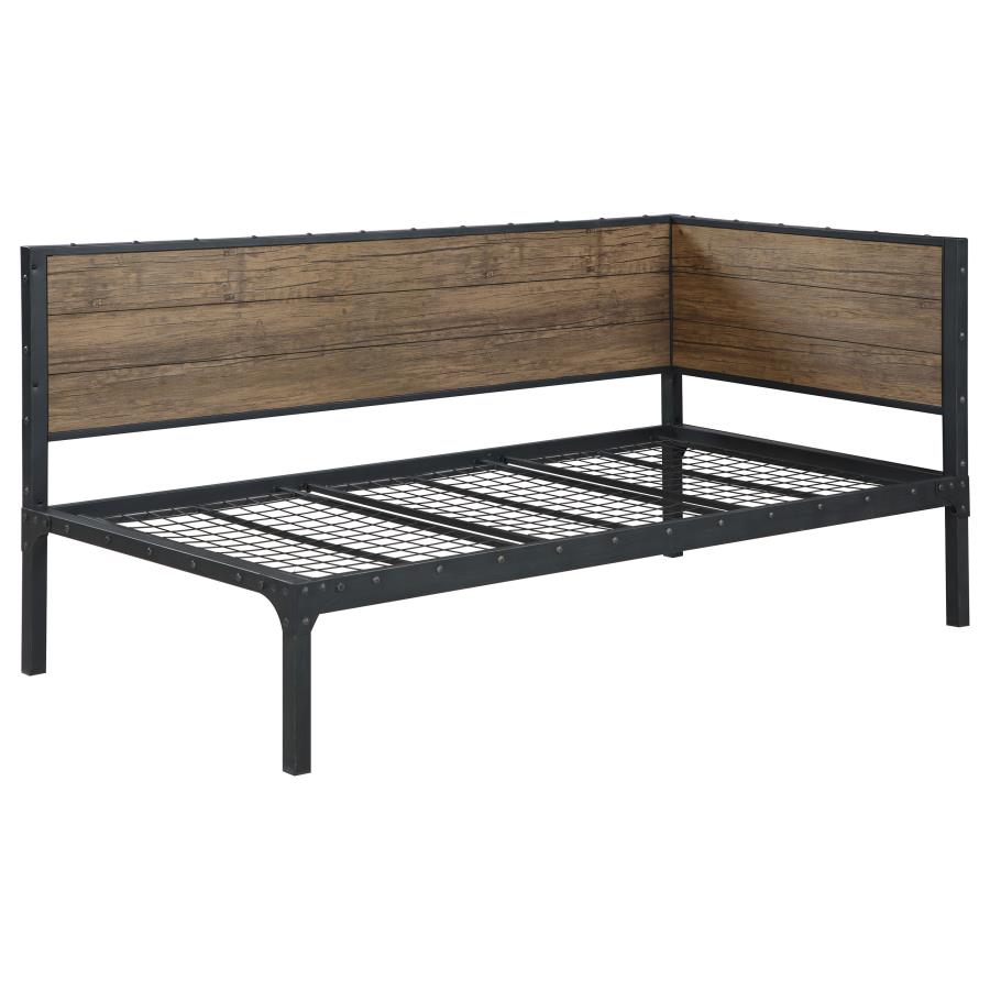 Getler Daybed Weathered Chestnut and Black-300836