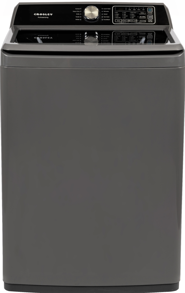 Crosley 4.1 cu. ft Top Load Washer & 6.7 cu. ft. Electric Dryer - Onyx