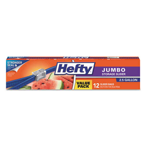 Reynolds Hefty Slider Bags | 2.5 gal， 0.9 mil， 14.38