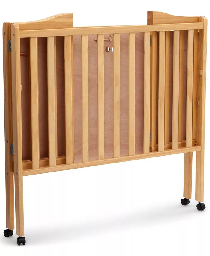 Delta Children Folding Portable Mini Baby Crib with Mattress