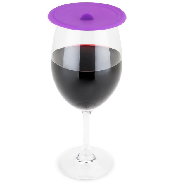 True Wine Glass Covers Silicone Multicolor Cocktail Glass Covers Beer Covers