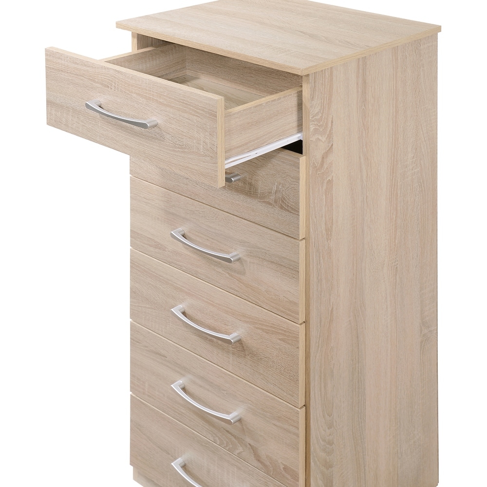 Boston 6 Drawer Chest of Drawers (18 in L. X 16 in W. X 46 in H)