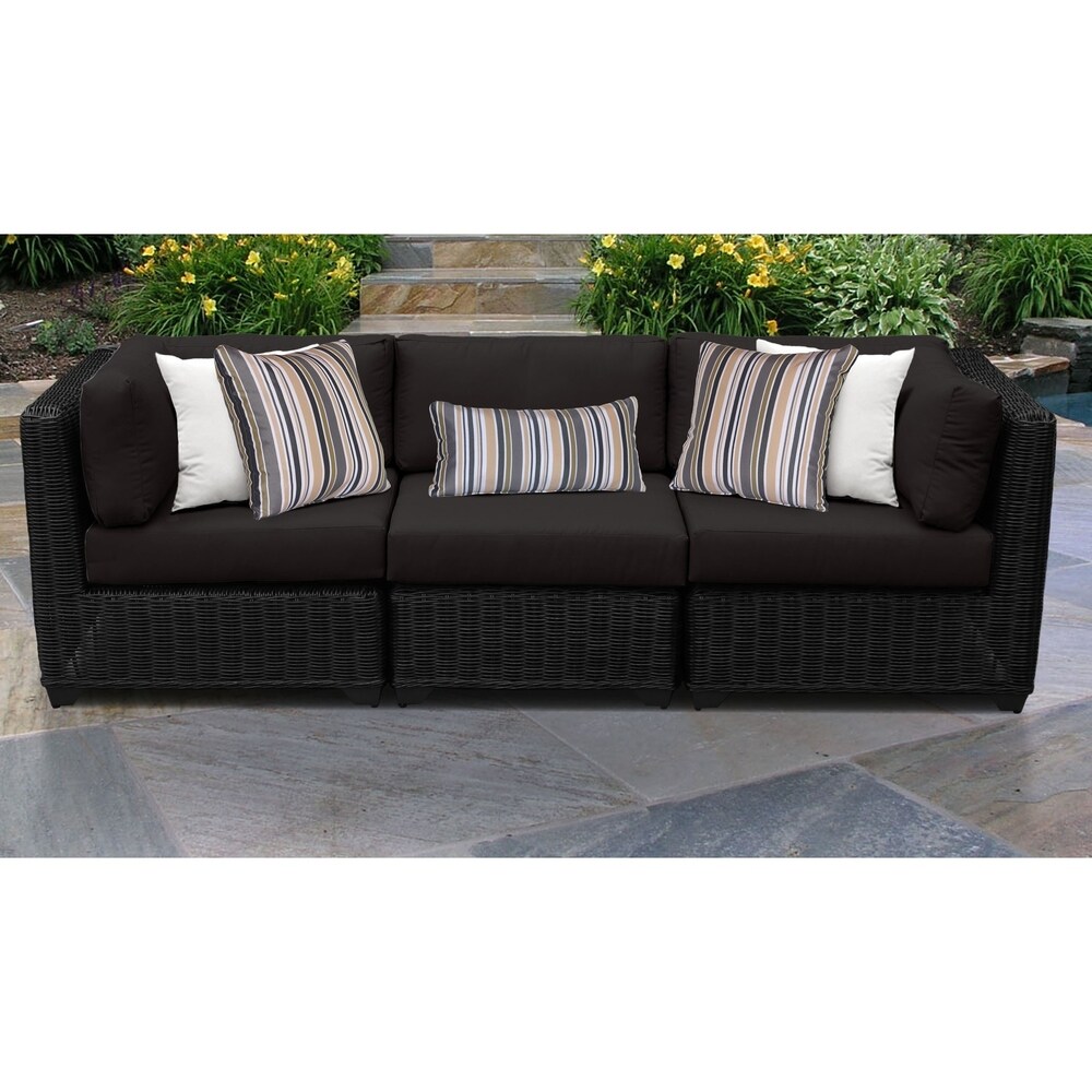 Venice 3 Piece Outdoor Wicker Patio Furniture Set