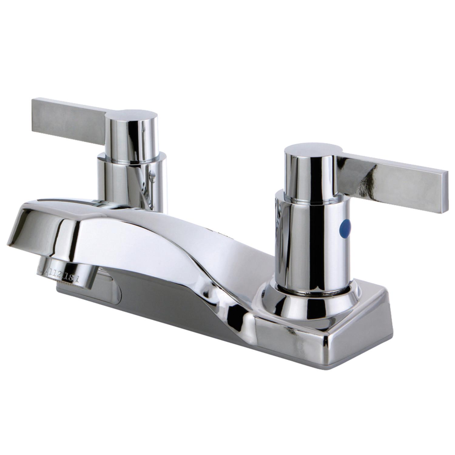 Kingston Brass FB2201NDL 4 in. Centerset Bathroom Faucet， Polished Chrome