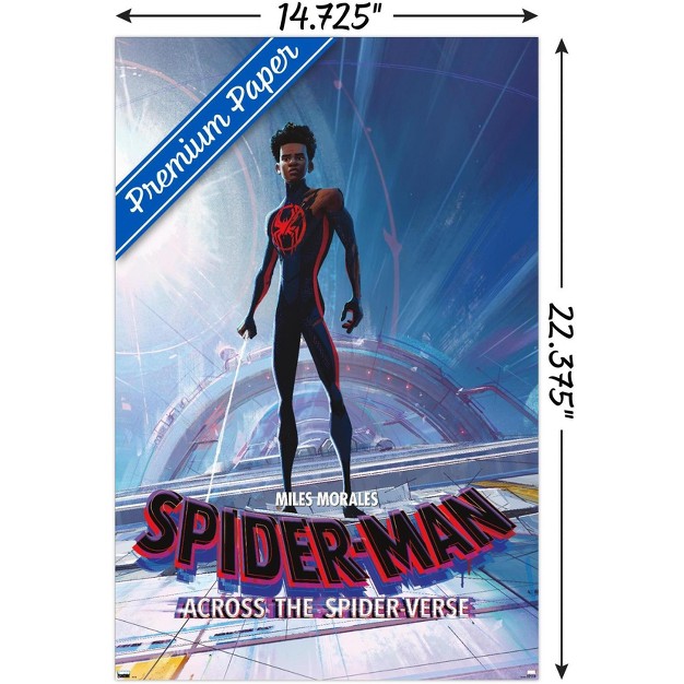 Trends International Marvel Spider man Across The Spider verse Miles Morales Unframed Wall Poster Prints