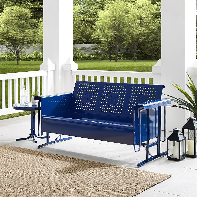 Crosley Bates Outdoor Metal Sofa Glider