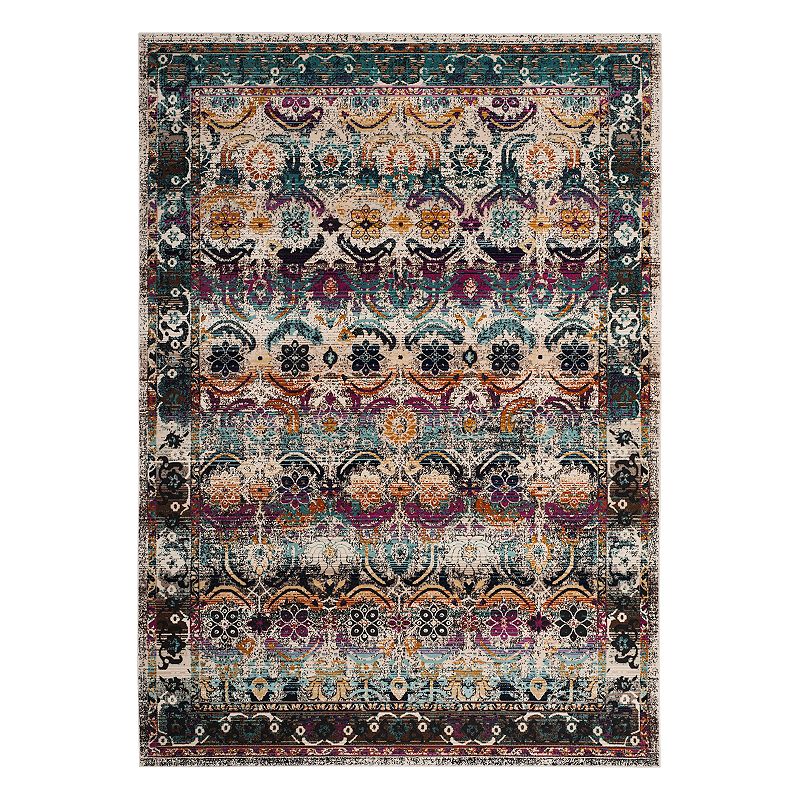 Safavieh Baldwin Melody Framed Floral Rug