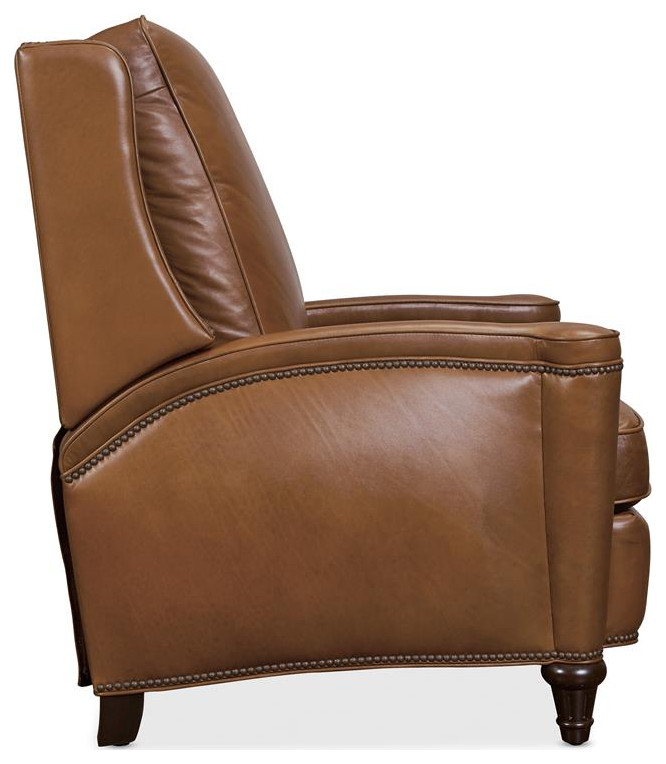 Hooker Furniture Rylea Manual Push Back Recliner   Traditional   Recliner Chairs   by Homesquare  Houzz