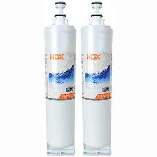 HDX FMW-2 Premium Refrigerator Water Filter Replacement Fits Whirlpool Filter 5 (2-Pack) 107031