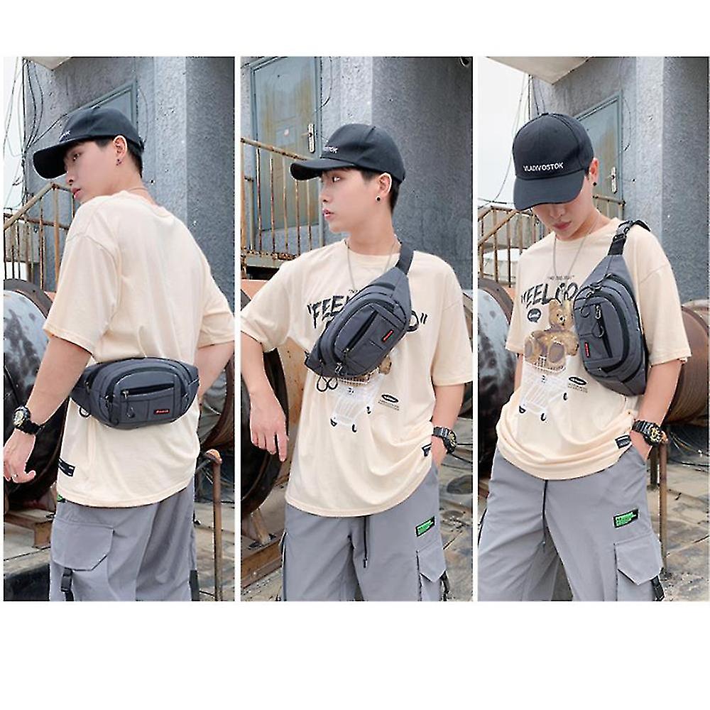 Fanny Pack For Men Women Crossbody Bag For Workout Traveling Casual Running Hiking Cycling