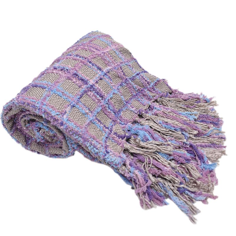 Serenta Multi Color Chenille Throw