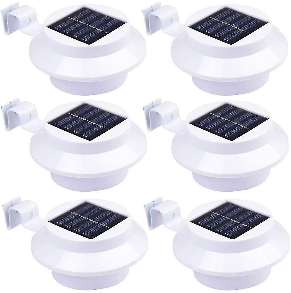 [6 Pieces] Solar S Solar En Gutter Ing， Solar Path Lig