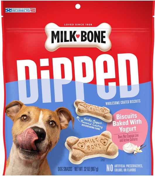 Milk-Bone Dipped Vanilla Yogurt Crunchy Dog Treats