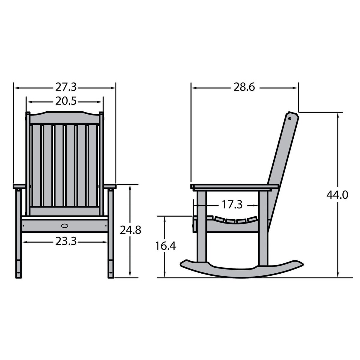 Lakeview Hart Lane Rocking Chair