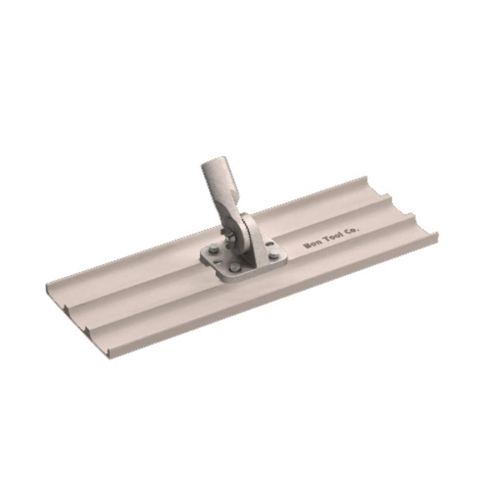 Bon Tool 24 in. x 8 in. Magnesium Bull Float Square End Universal Bracket 12-967