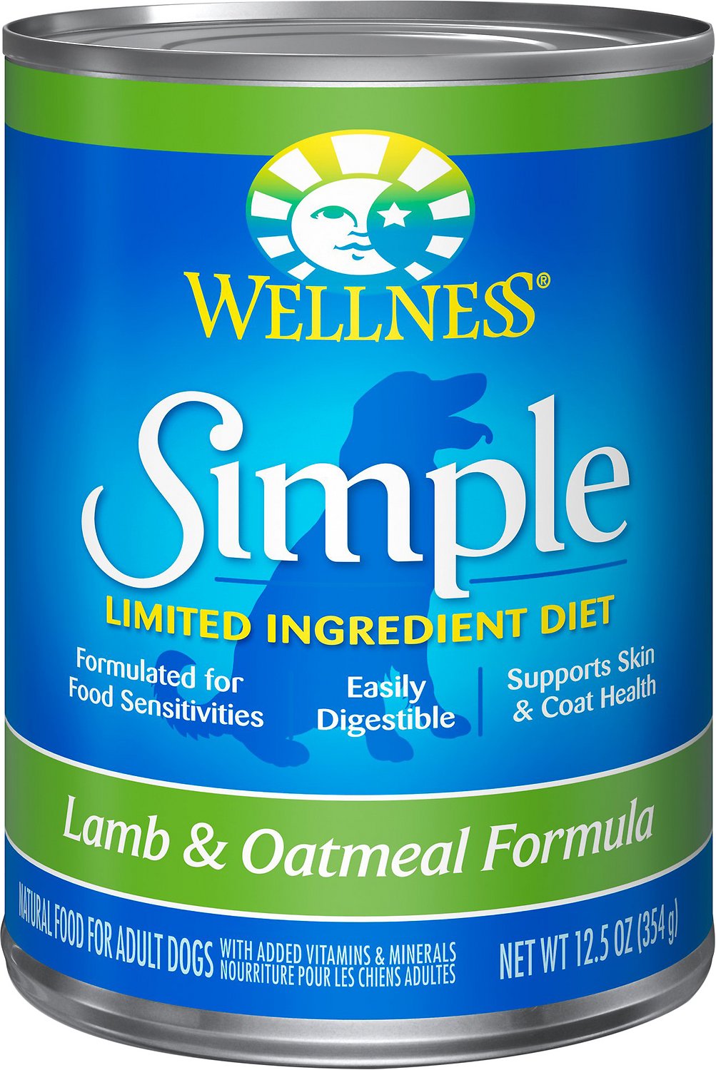 Wellness Simple Limited Ingredient Diet Lamb and Oatmeal Formula Wet Dog