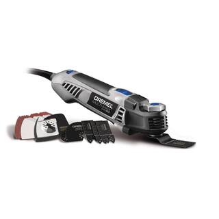 Dremel Multi-Max 5 Amp Corded Oscillating Multi-Tool Kit with 3Pk Universal 2-34in Multi-Material Bi-Metal Cutting Blade MM50-01+MM494BU