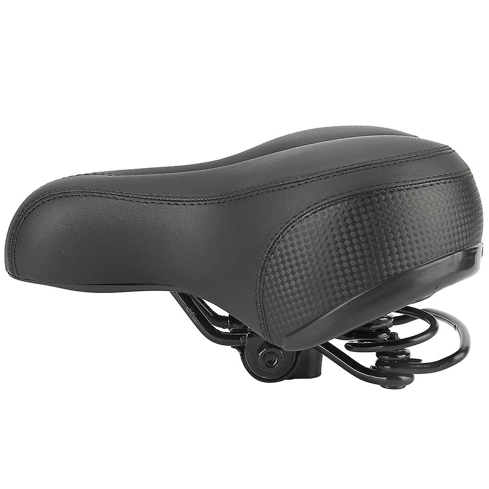 Ergonomic Mountain Bike Cushion Seats Reflective Strip Cycling Bicycle Saddle Pad Black