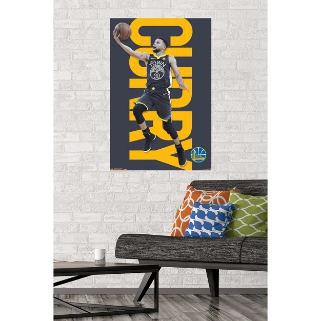 Trends International Nba Golden State Warriors Stephen Curry 18 Unframed Wall Poster Prints