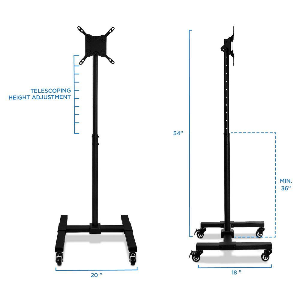 mount-it! Adjustable Mobile TV Stand MI-879