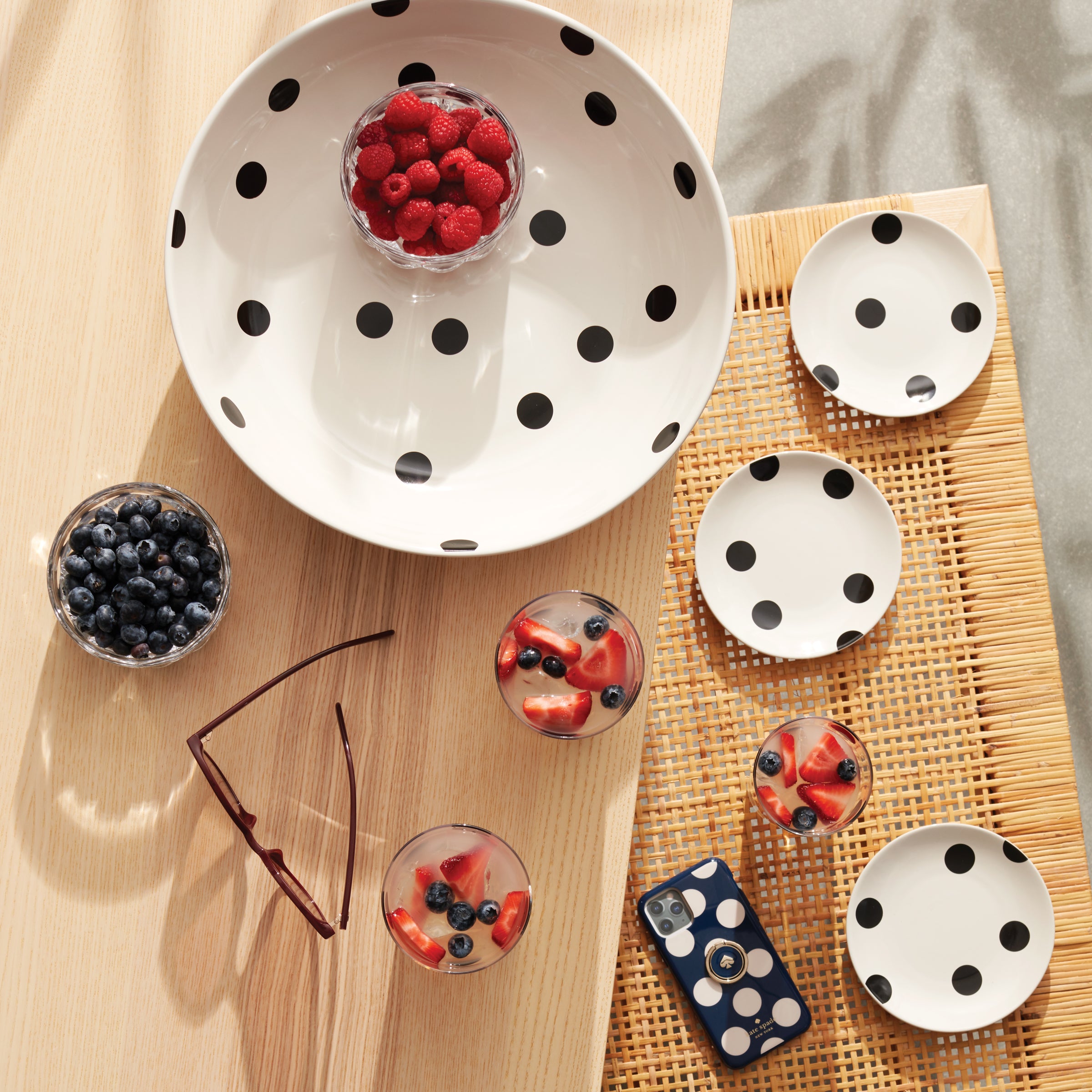 Deco Dot Salad Bowl