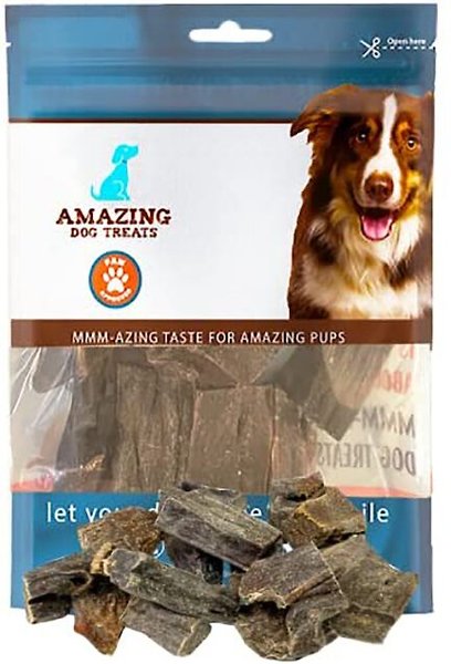 Amazing Dog Treats Crunchy Beef Liver Dog Treats， 8-oz bag