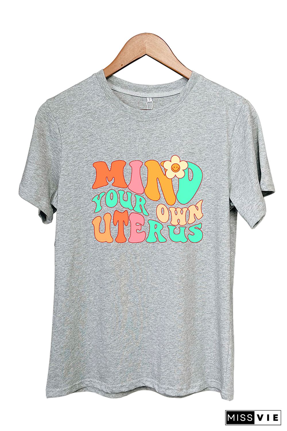 Mind your own Uterus Graphic Tee Wholesale