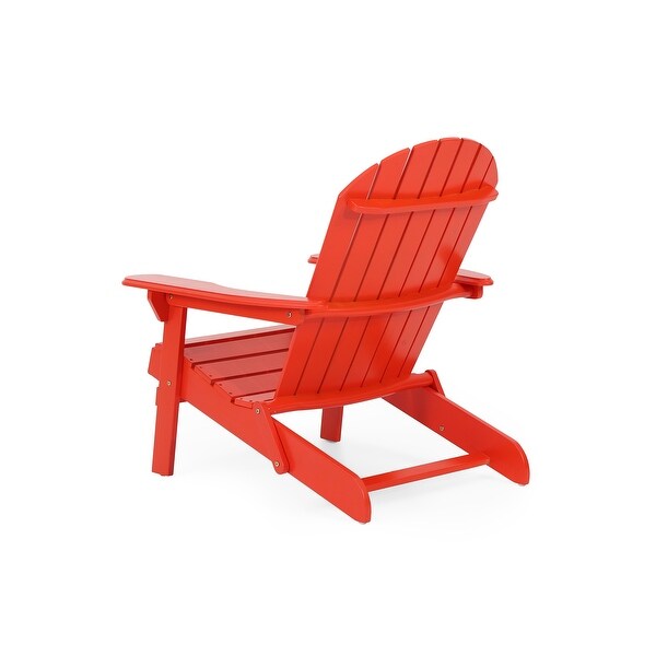 Hanlee Outdoor Rustic Acacia Wood Folding Adirondack Chair (Set of 2) by Christopher Knight Home