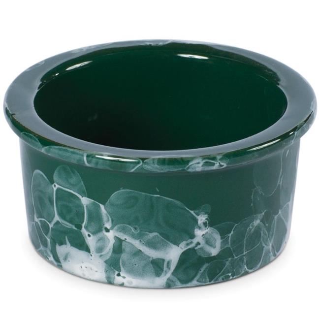 Prevue 3662 2 oz Ceramic Pet Feeder Dishand#44; Green