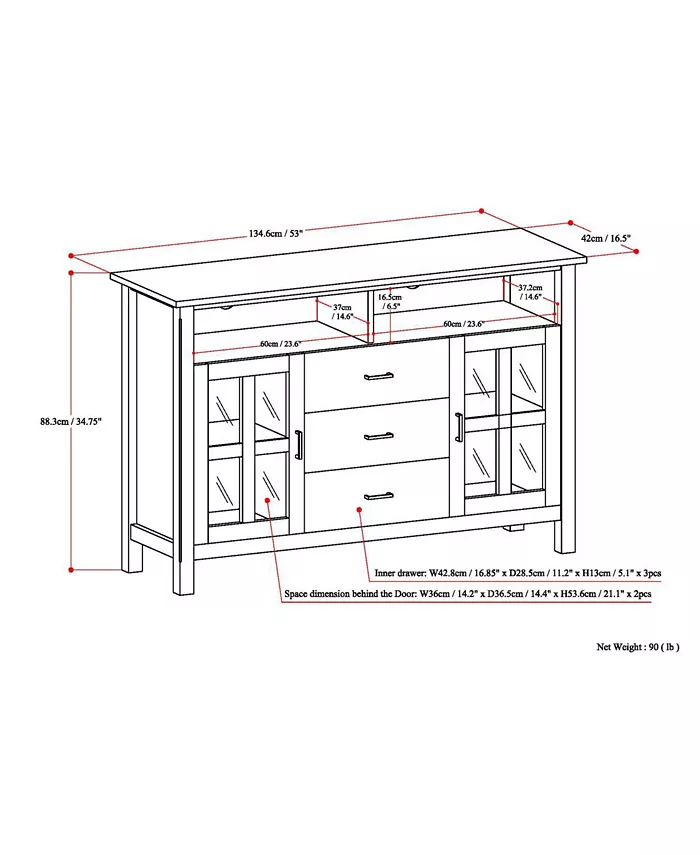 Simpli Home Kitchener TV Stand