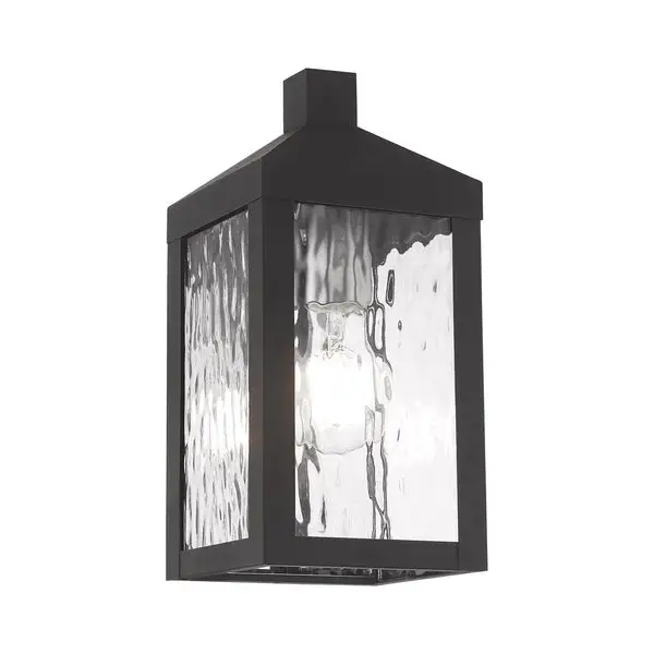 Livex Lighting Nyack 1-Light Black Outdoor Wall Lantern - 5