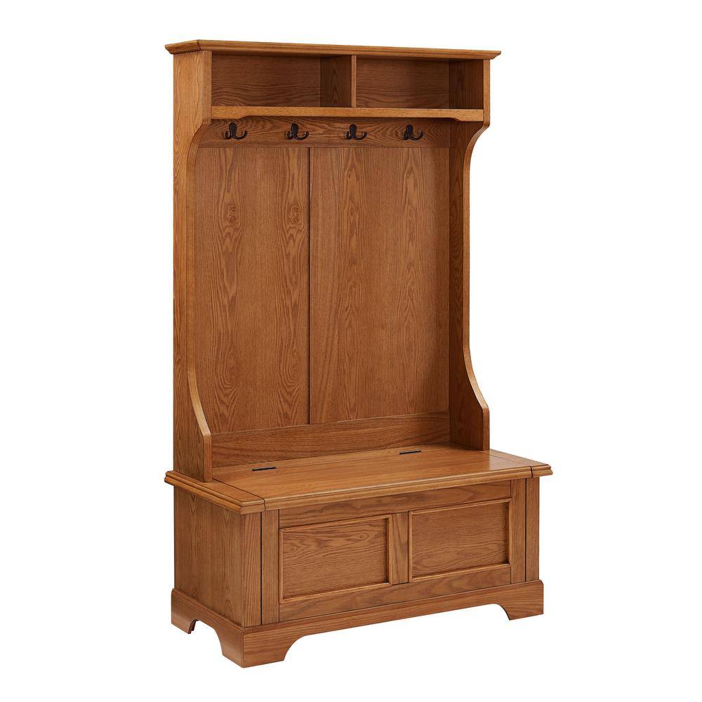 CROSLEY FURNITURE Campbell Oak Hall Tree CF6005-OA