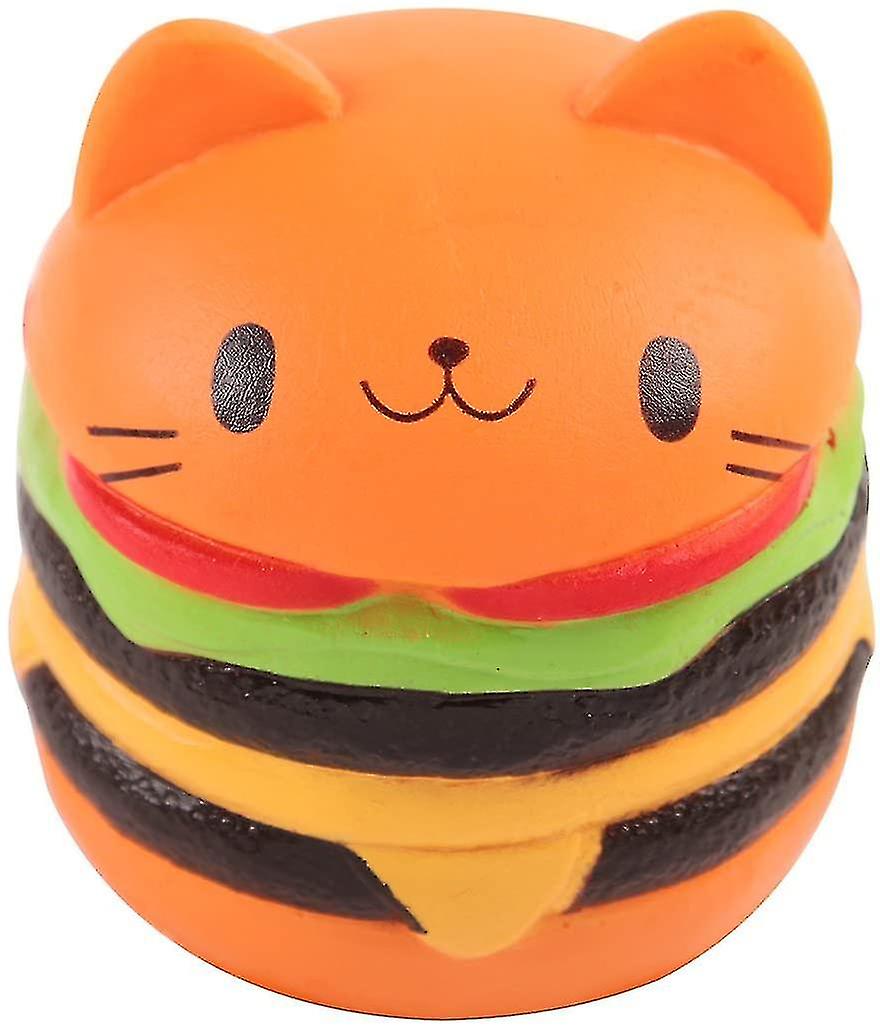 Squishies Hamburger Cat Jumbo Slow Rising Kawaii Bread Squishies Toy